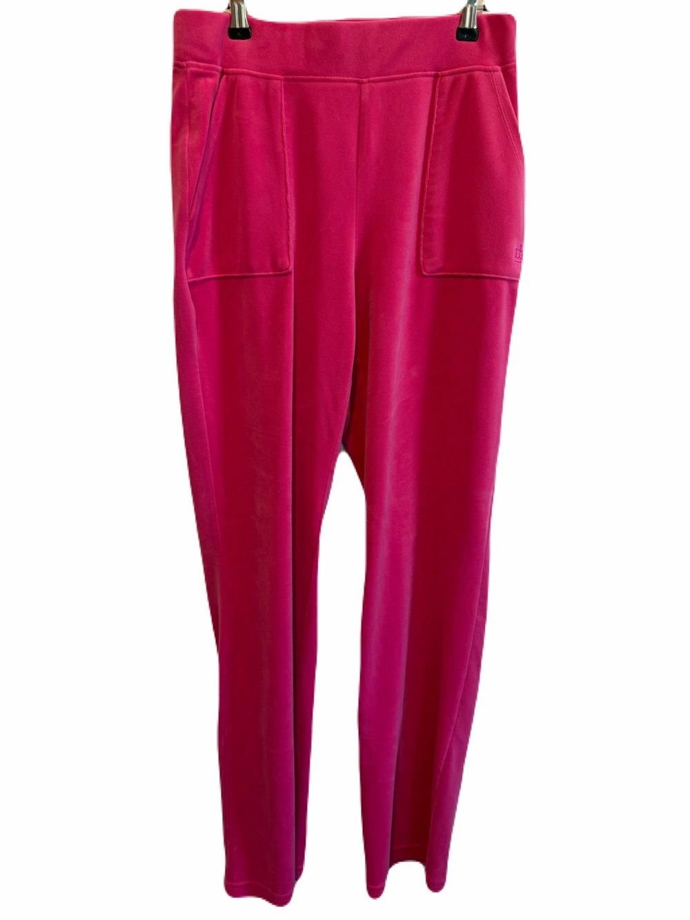 Juicy by Juicy Couture Hot Pink Track Sweat Pants Velour size Small